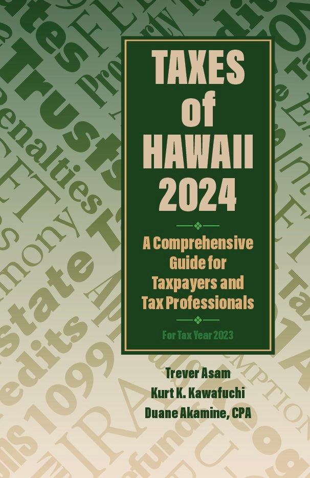 Taxes of Hawaii 2024 – Watermark Publishing